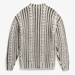 Buffalo Bills Off Season x NFL Unisex Cable Knit Sweater - Cream/Gray