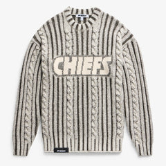 Kansas City Chiefs Off Season x NFL Unisex Cable Knit Sweater - Cream/Gray