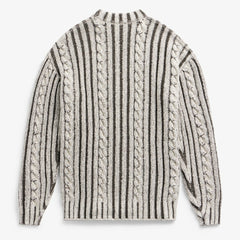 Kansas City Chiefs Off Season x NFL Unisex Cable Knit Sweater - Cream/Gray