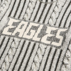 Philadelphia Eagles Off Season x NFL Unisex Cable Knit Sweater - Cream/Gray