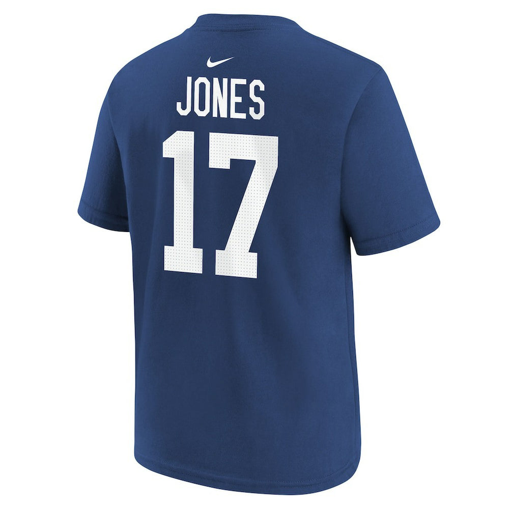 Daniel Jones Indianapolis Colts Youth Player Name & Number T-Shirt - Royal T-shirts