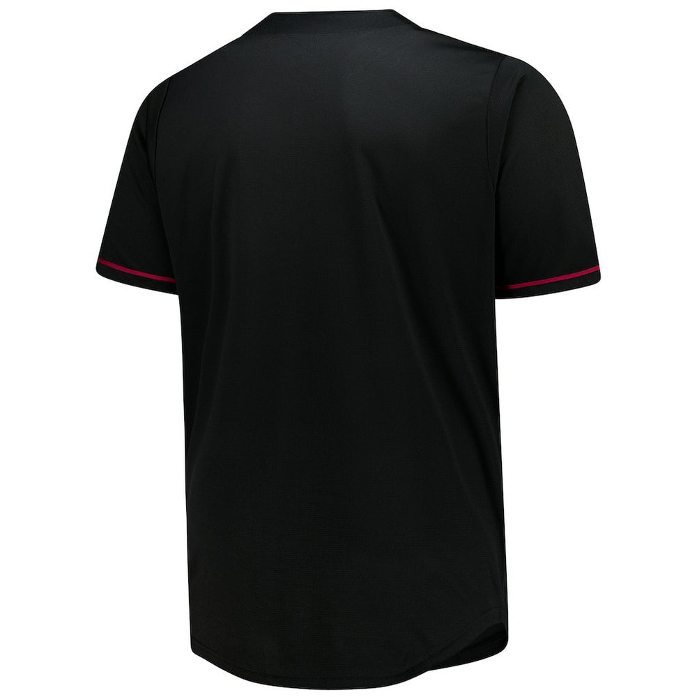 Cleveland Cavaliers Big & Tall Pop Full-Button Jersey Black - Fanatics
