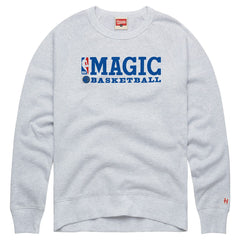 Orlando Magic Homage Unisex Logoman Retro Tri-Blend Raglan Sweatshirt Ash