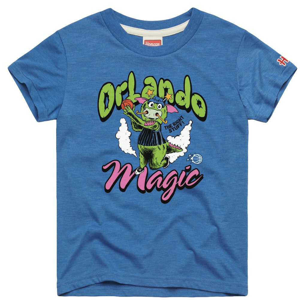 Orlando Magic Homage Youth The Right Stuff Tri-Blend T-Shirt Blue outlet
