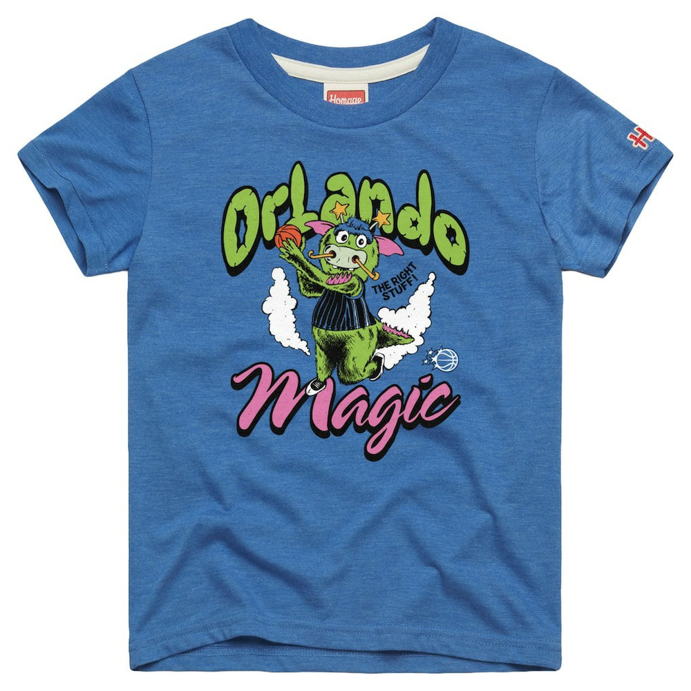 Orlando Magic Homage Youth The Right Stuff Tri-Blend T-Shirt Blue outlet