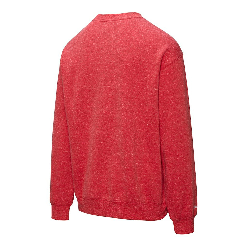 Chicago Bulls Throw It Back Fleece Sweatshirt Red - Mitchell & Ness