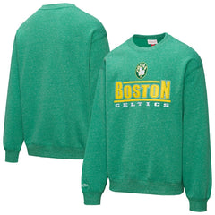 Boston Celtics Throw It Back Fleece Sweatshirt Green - Mitchell & Ness