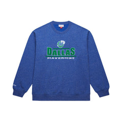 Dallas Mavericks Throw It Back Fleece Sweatshirt Navy - Mitchell & Ness outlet