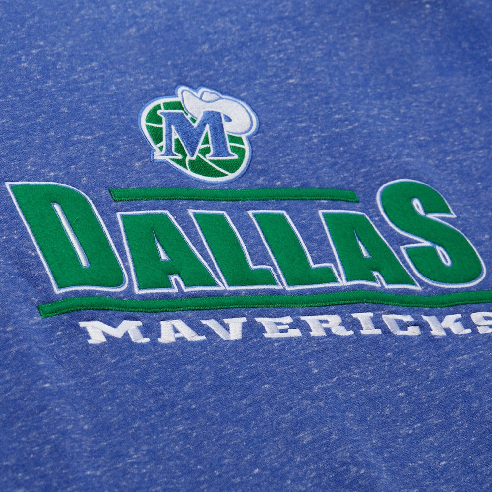 Dallas Mavericks Throw It Back Fleece Sweatshirt Navy - Mitchell & Ness outlet