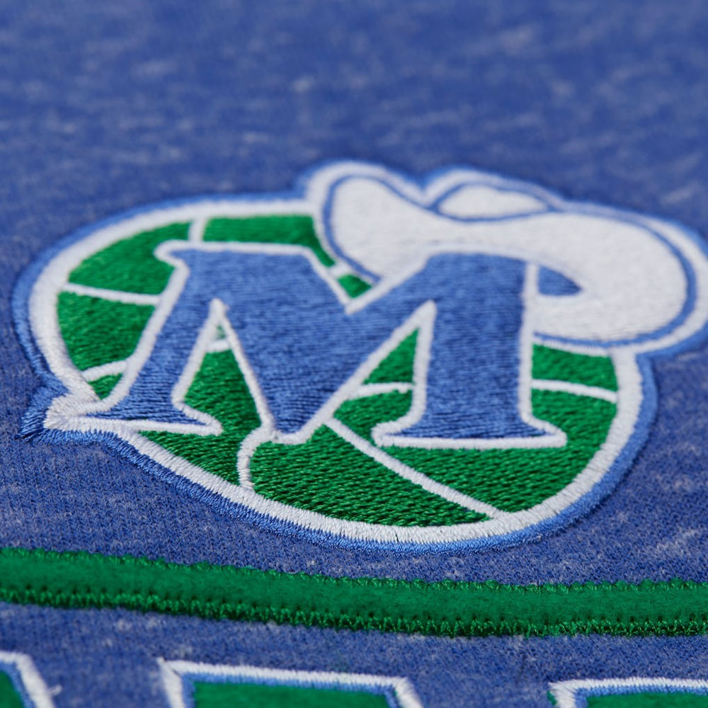 Dallas Mavericks Throw It Back Fleece Sweatshirt Navy - Mitchell & Ness outlet