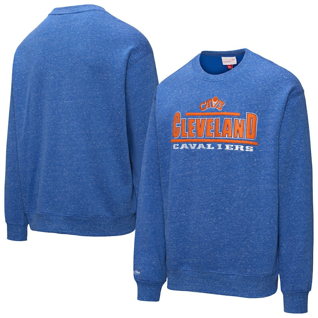 Cleveland Cavaliers Throw It Back Fleece Sweatshirt Royal - Mitchell & Ness