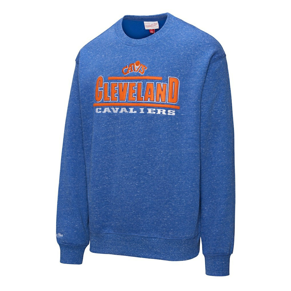 Cleveland Cavaliers Throw It Back Fleece Sweatshirt Royal - Mitchell & Ness