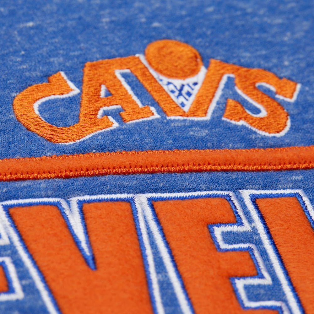 Cleveland Cavaliers Throw It Back Fleece Sweatshirt Royal - Mitchell & Ness