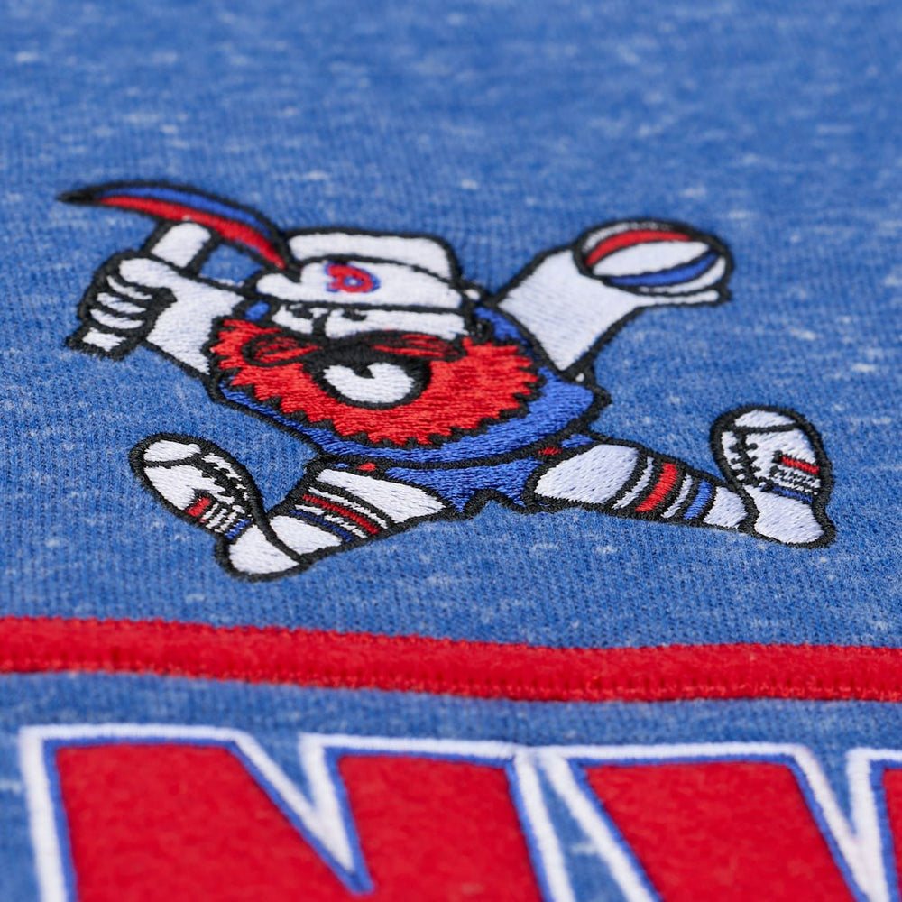 Denver Nuggets Throw It Back Fleece Sweatshirt Royal - Mitchell & Ness
