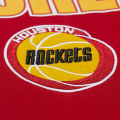 Houston Rockets Hardwood Classics Throw It Back Premium T-Shirt Red - Mitchell & Ness