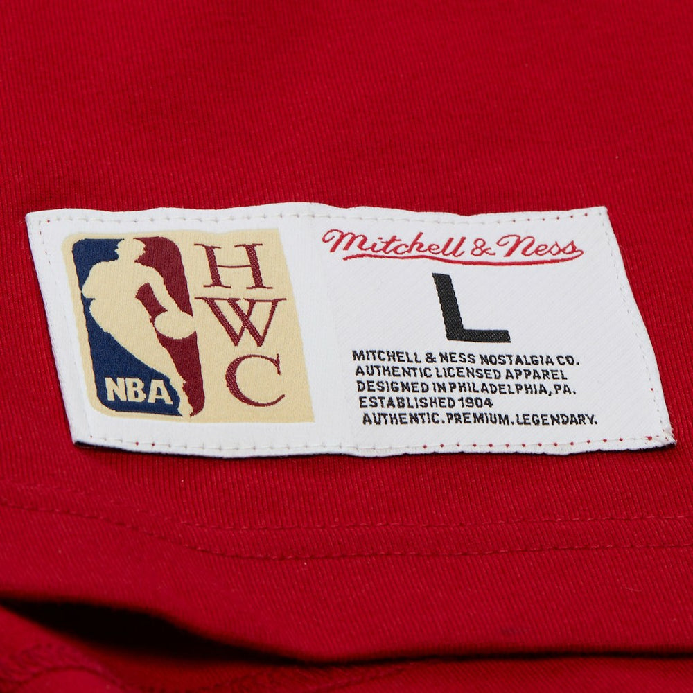 Houston Rockets Hardwood Classics Throw It Back Premium T-Shirt Red - Mitchell & Ness