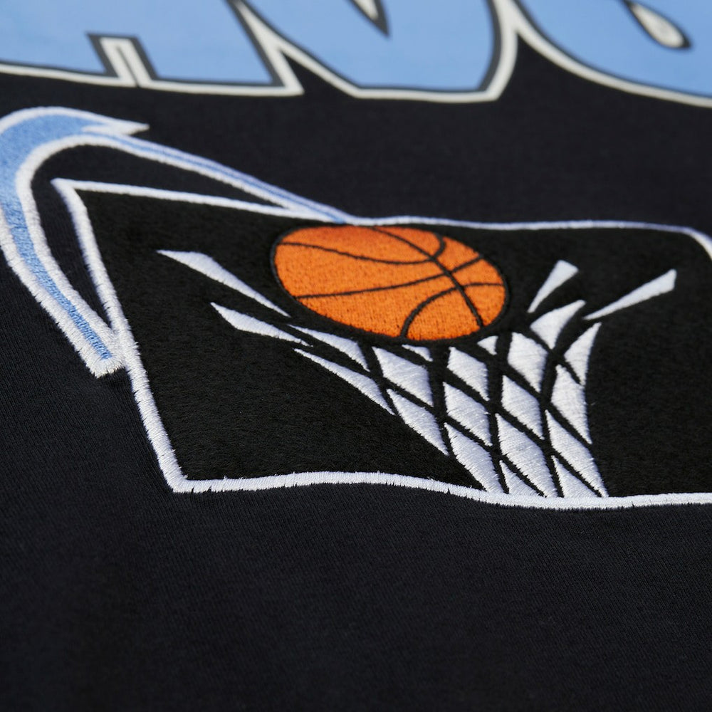 Cleveland Cavaliers Hardwood Classics Throw It Back Premium T-Shirt Black - Mitchell & Ness