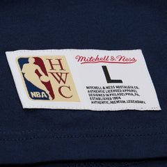 Dallas Mavericks Hardwood Classics Throw It Back Premium T-Shirt Navy - Mitchell & Ness