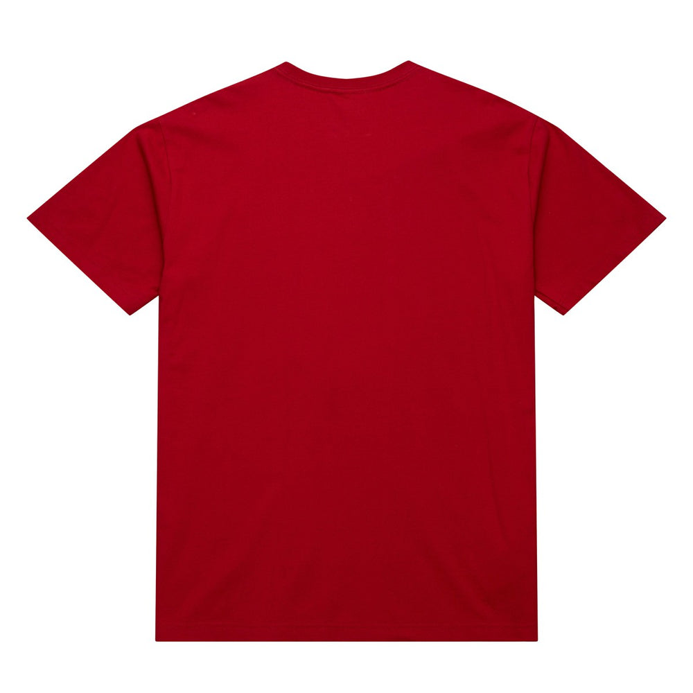 Miami Heat Hardwood Classics Throw It Back Premium T-Shirt Red - Mitchell & Ness