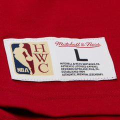 Miami Heat Hardwood Classics Throw It Back Premium T-Shirt Red - Mitchell & Ness