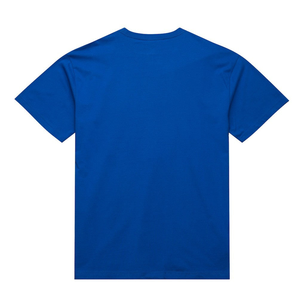New York Knicks Hardwood Classics Throw It Back Premium T-Shirt Blue - Mitchell & Ness