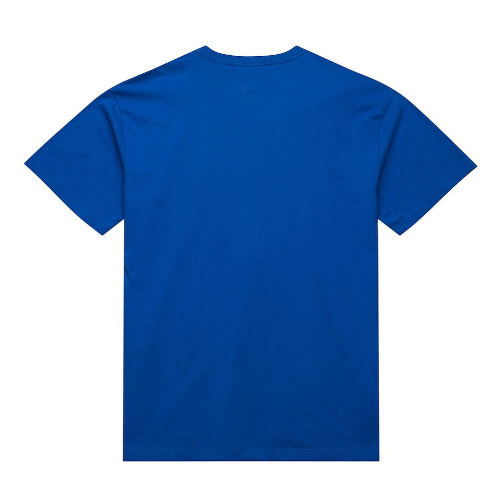 New York Knicks Hardwood Classics Throw It Back Premium T-Shirt Blue - Mitchell & Ness