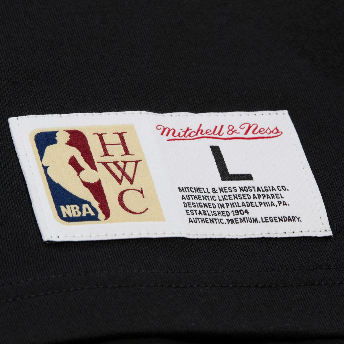 Minnesota Timberwolves Hardwood Classics Throw It Back Premium T-Shirt Black - Mitchell & Ness