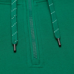Boston Celtics Throw It Back Quilted Fleece Quarter-Zip Hoodie Green - Mitchell & Ness