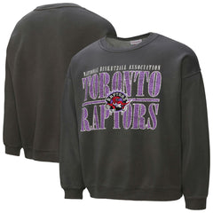 Toronto Raptors NBA Downtown Collection Fleece Sweatshirt Black - Mitchell & Ness