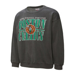 Boston Celtics NBA Downtown Collection Fleece Sweatshirt Black - Mitchell & Ness