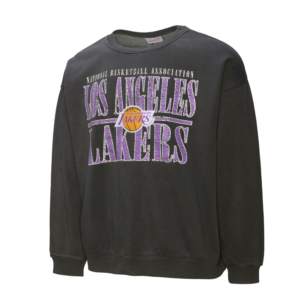 Los Angeles Lakers NBA Downtown Collection Fleece Sweatshirt Black - Mitchell & Ness