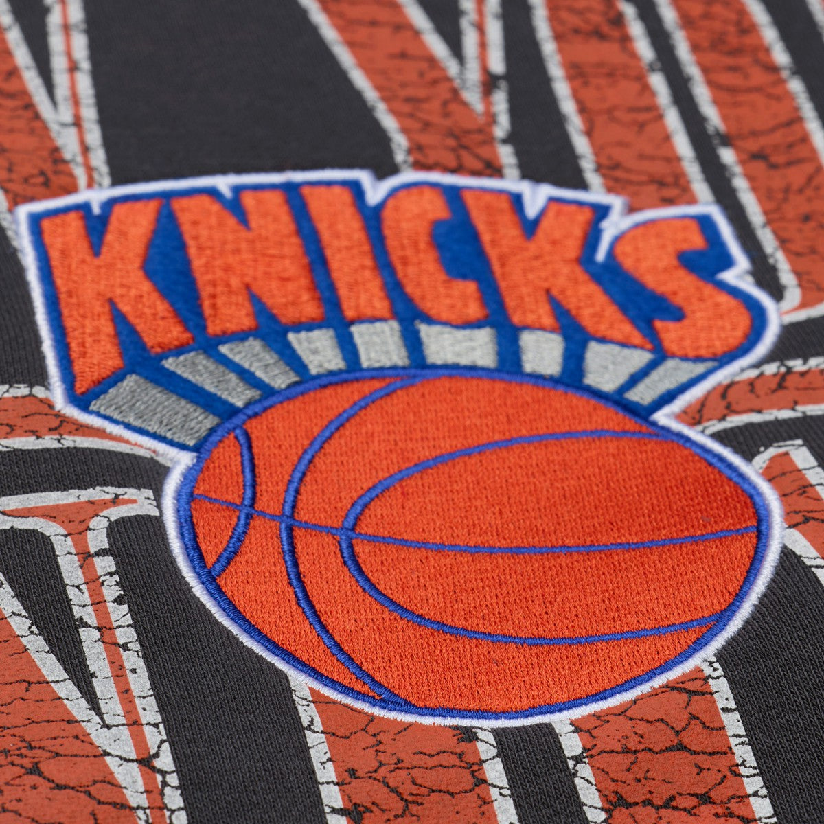New York Knicks NBA Downtown Collection Fleece Sweatshirt Black - Mitchell & Ness