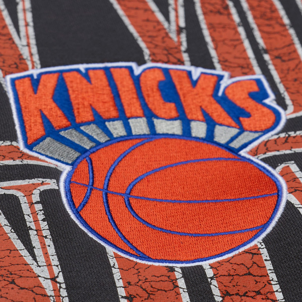 New York Knicks NBA Downtown Collection Fleece Sweatshirt Black - Mitchell & Ness