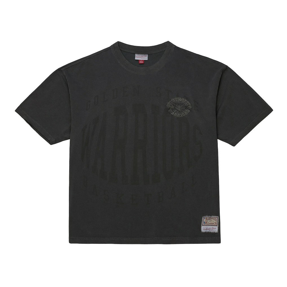Golden State Warriors Downtown Collection Premium T-Shirt Black - Mitchell & Ness