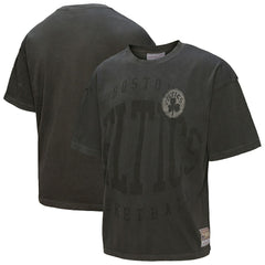 Boston Celtics Downtown Collection Premium T-Shirt Black - Mitchell & Ness