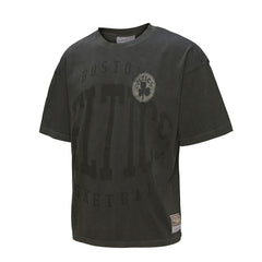 Boston Celtics Downtown Collection Premium T-Shirt Black - Mitchell & Ness