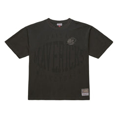 Dallas Mavericks Downtown Collection Premium T-Shirt Black - Mitchell & Ness