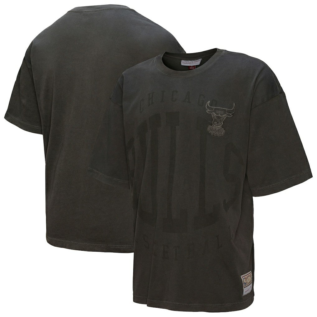 Chicago Bulls Downtown Collection Premium T-Shirt Black - Mitchell & Ness outlet