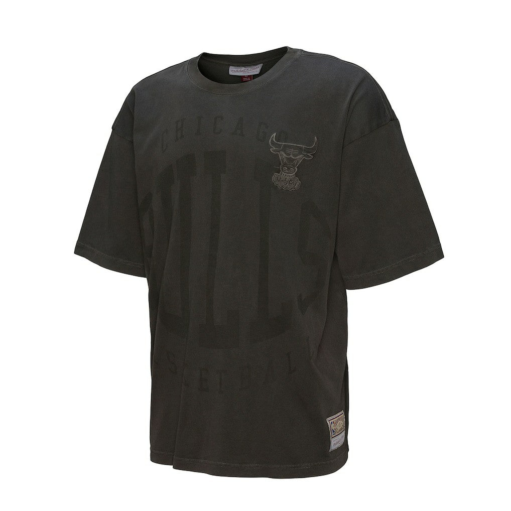 Chicago Bulls Downtown Collection Premium T-Shirt Black - Mitchell & Ness outlet