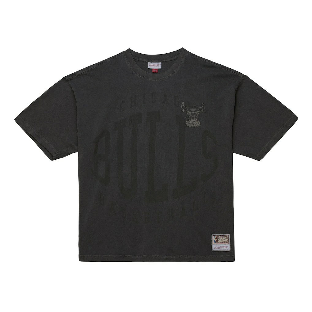 Chicago Bulls Downtown Collection Premium T-Shirt Black - Mitchell & Ness outlet