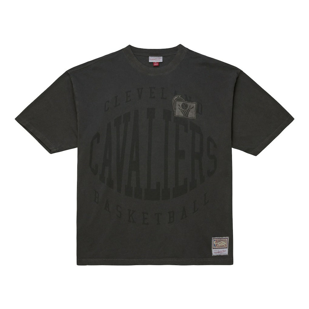 Cleveland Cavaliers Downtown Collection Premium T-Shirt Black - Mitchell & Ness