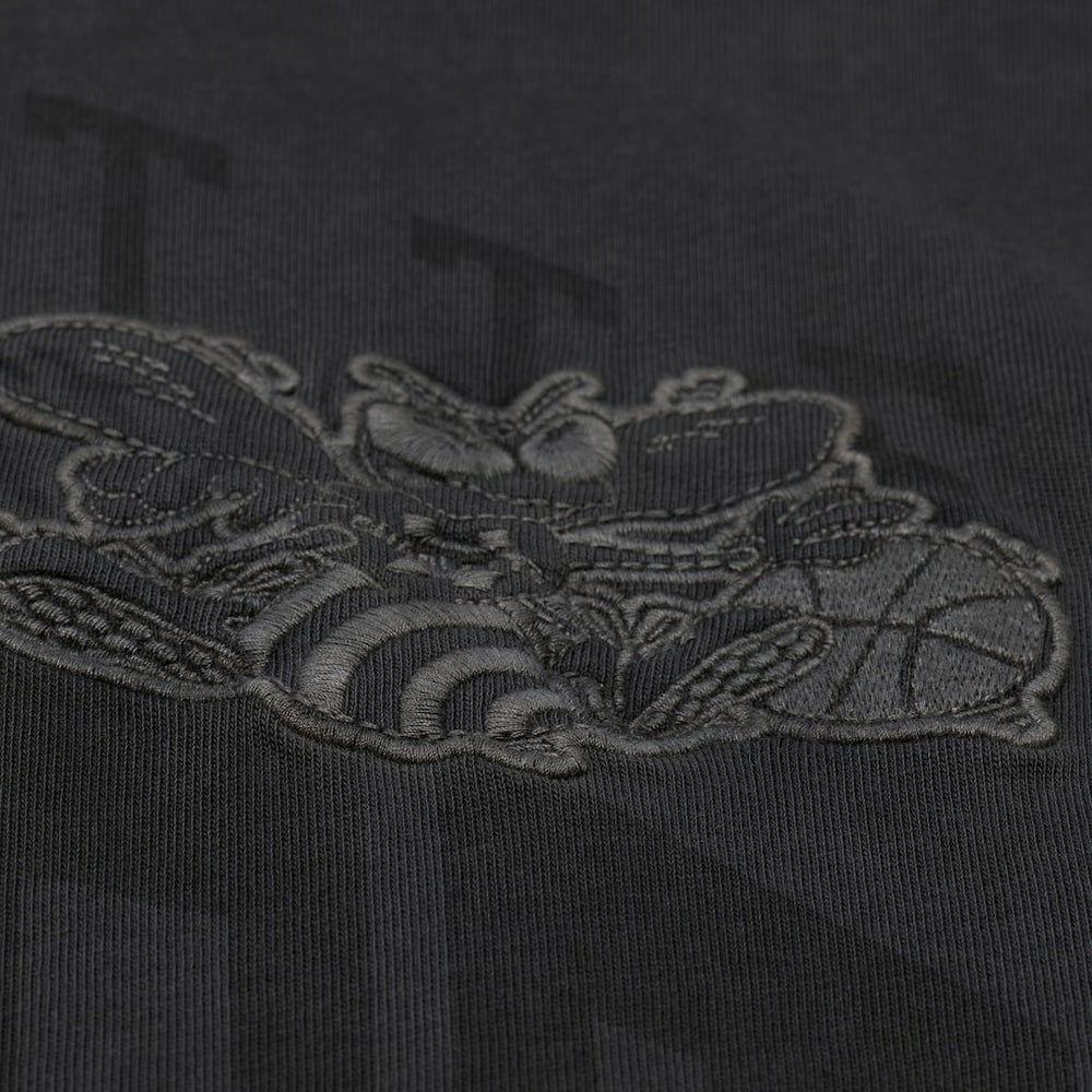 Charlotte Hornets Downtown Collection Premium T-Shirt Black - Mitchell & Ness