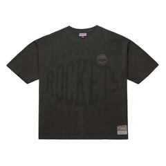 Houston Rockets Downtown Collection Premium T-Shirt Black - Mitchell & Ness