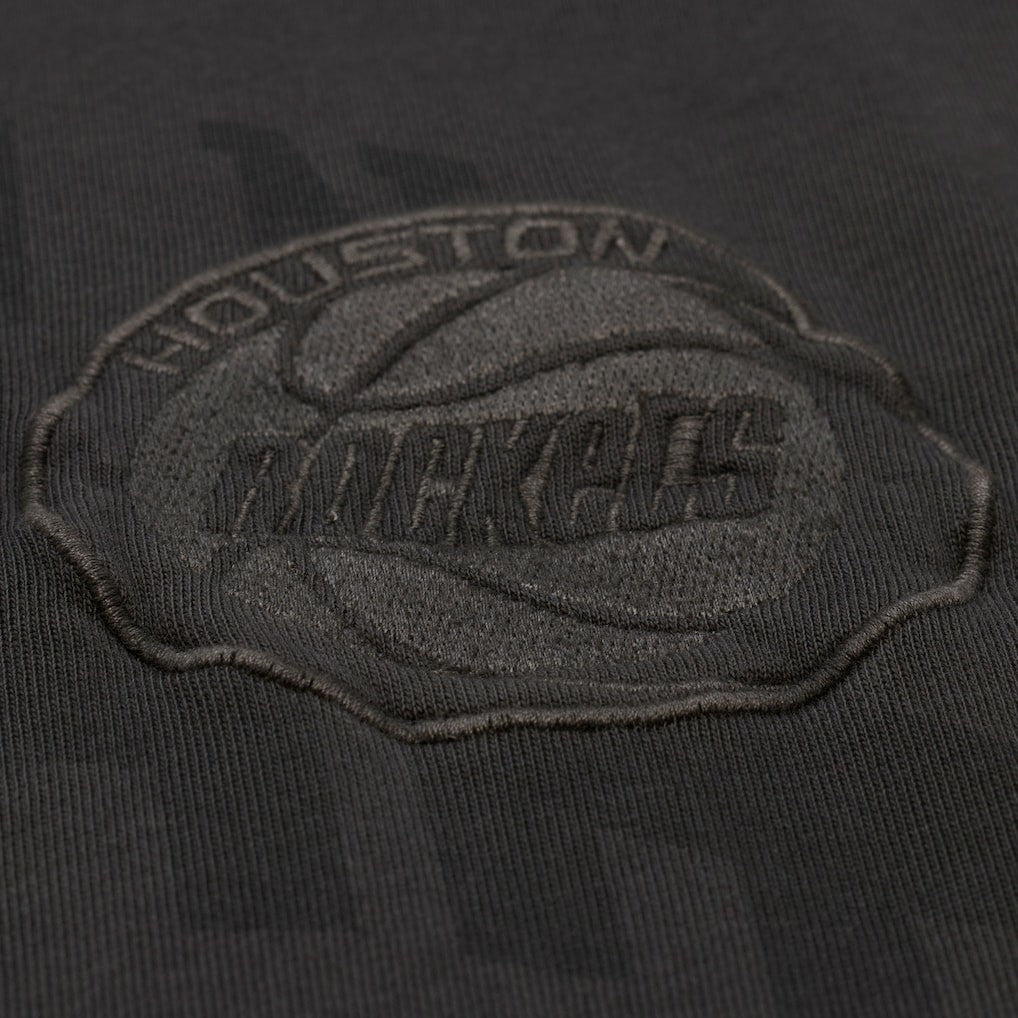 Houston Rockets Downtown Collection Premium T-Shirt Black - Mitchell & Ness