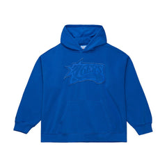 Philadelphia 76ers Downtown Collection Fleece Hoodie Royal - Mitchell & Ness