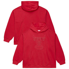 Chicago Bulls Downtown Collection Fleece Hoodie Maroon - Mitchell & Ness