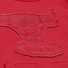 Chicago Bulls Downtown Collection Fleece Hoodie Maroon - Mitchell & Ness