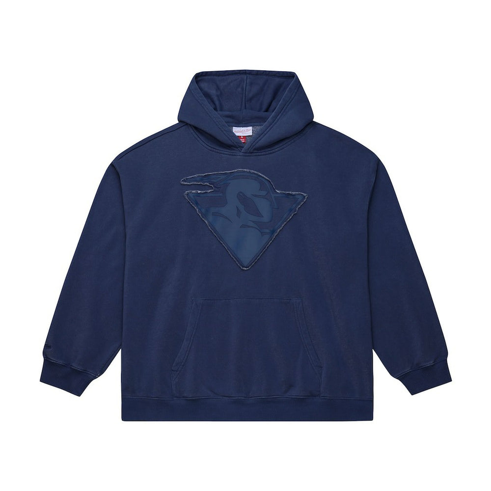Golden State Warriors Downtown Collection Fleece Hoodie Navy - Mitchell & Ness