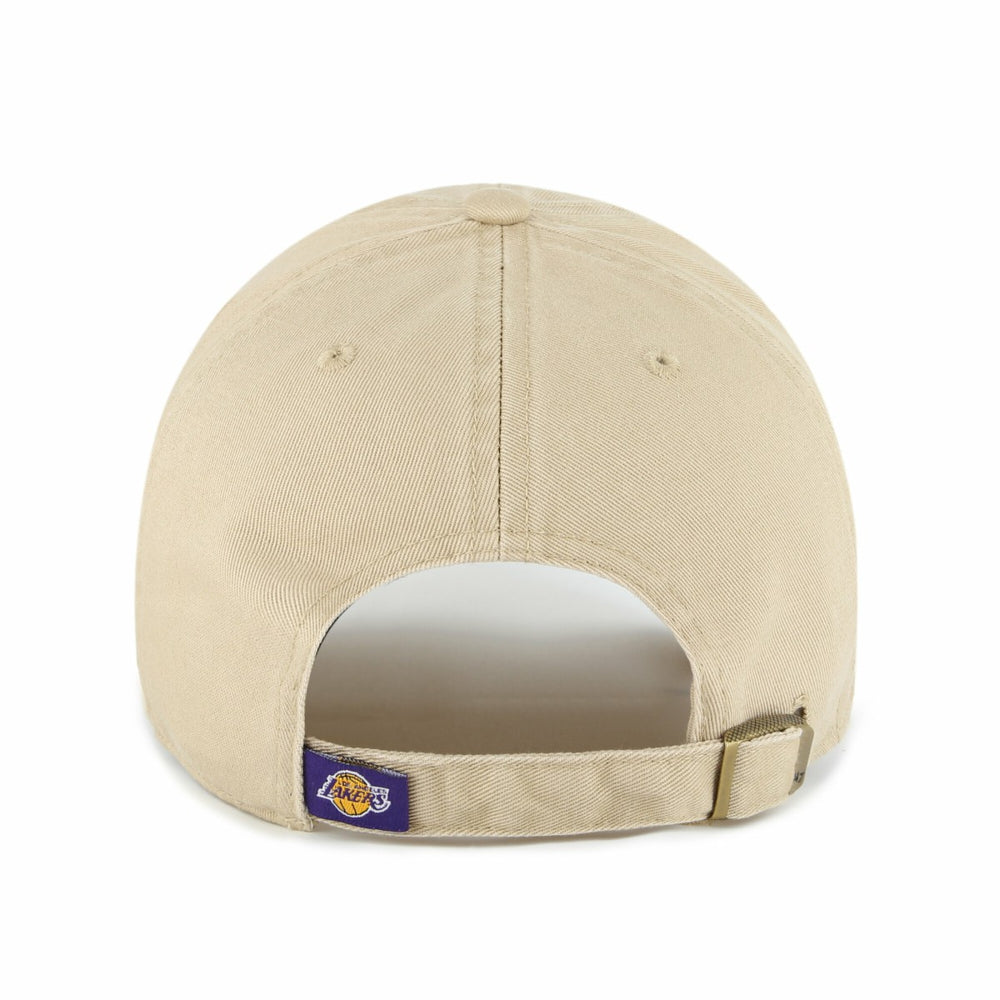 Los Angeles Lakers '47 Logo Clean Up Adjustable Hat Khaki - 47 brand