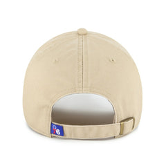 Philadelphia 76ers '47 Logo Clean Up Adjustable Hat Khaki - 47 brand outlet